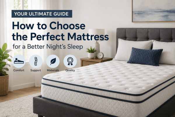 Your Ultimate Guide: How to Choose the Perfect Mattress for a Better Night’s Sleep | Article Thumbnail